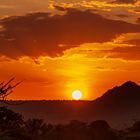 Sonnenuntergang am Tarangire Hill