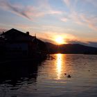 Sonnenuntergang am Tegernsee