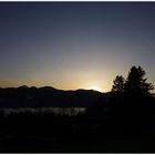 Sonnenuntergang am Tegernsee!