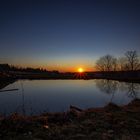 Sonnenuntergang am Teich 1