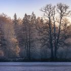 Sonnenuntergang am Teich