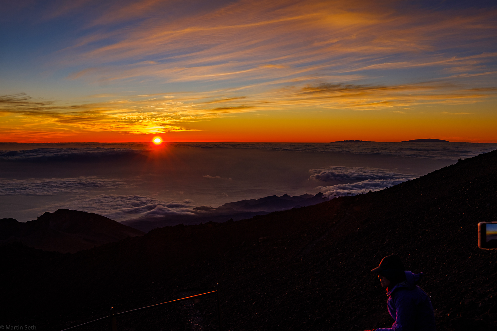 Sonnenuntergang am Teide