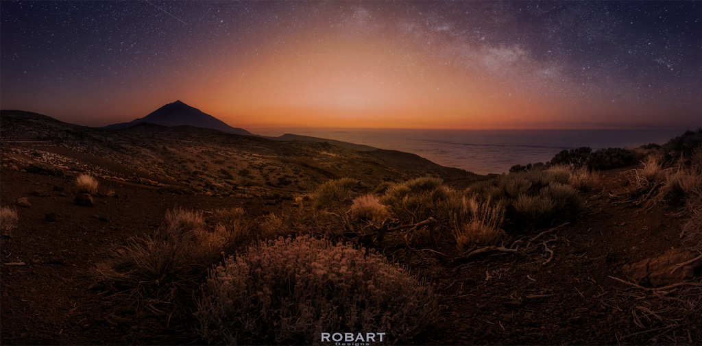 Sonnenuntergang am Teide Nationalpark