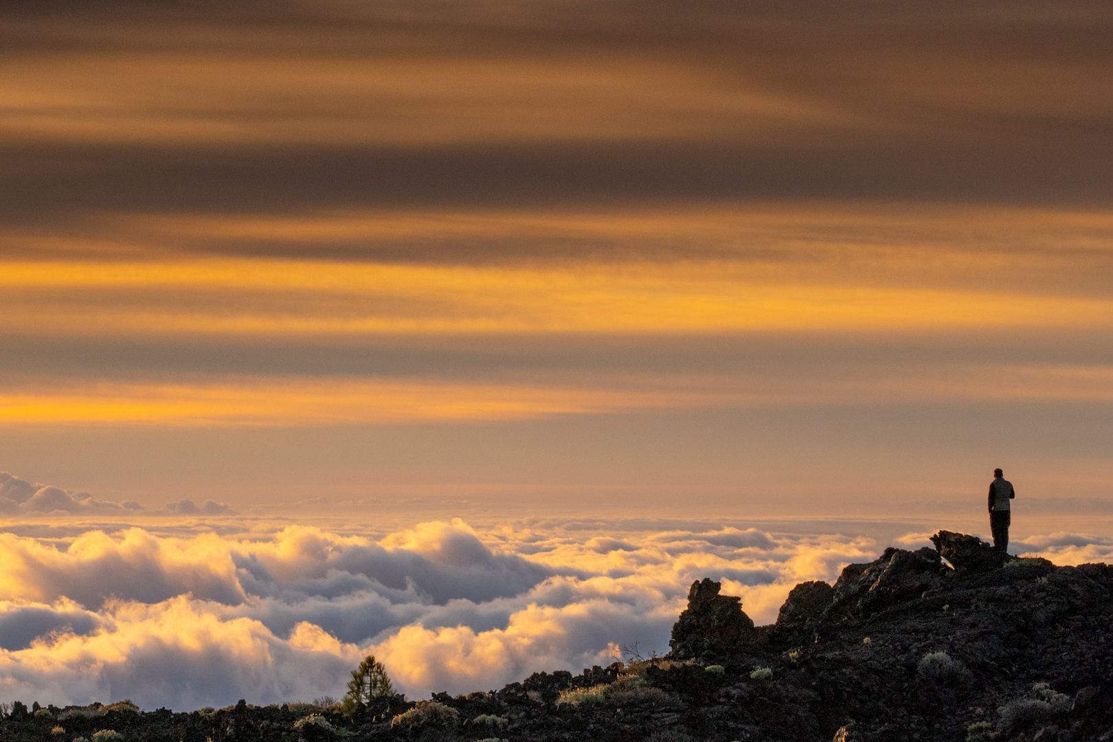 Sonnenuntergang am Teide / Teneriffa