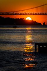 Sonnenuntergang am Tejo (1)