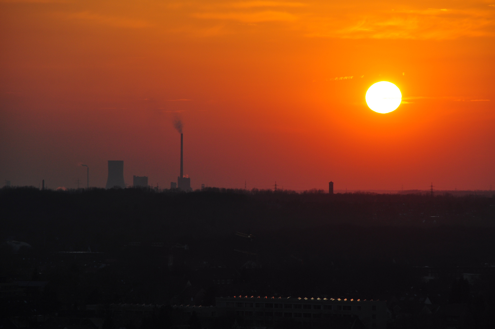 Sonnenuntergang am Tetraeder