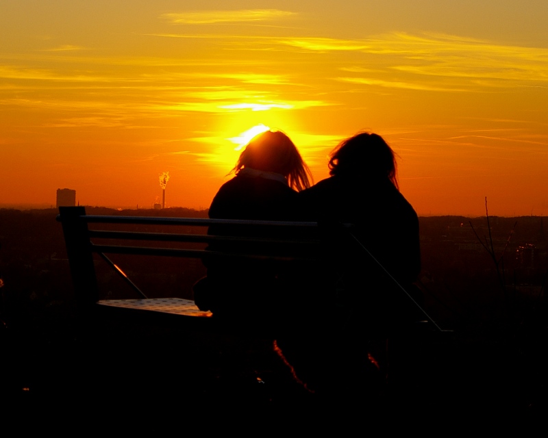 Sonnenuntergang am Tetraeder