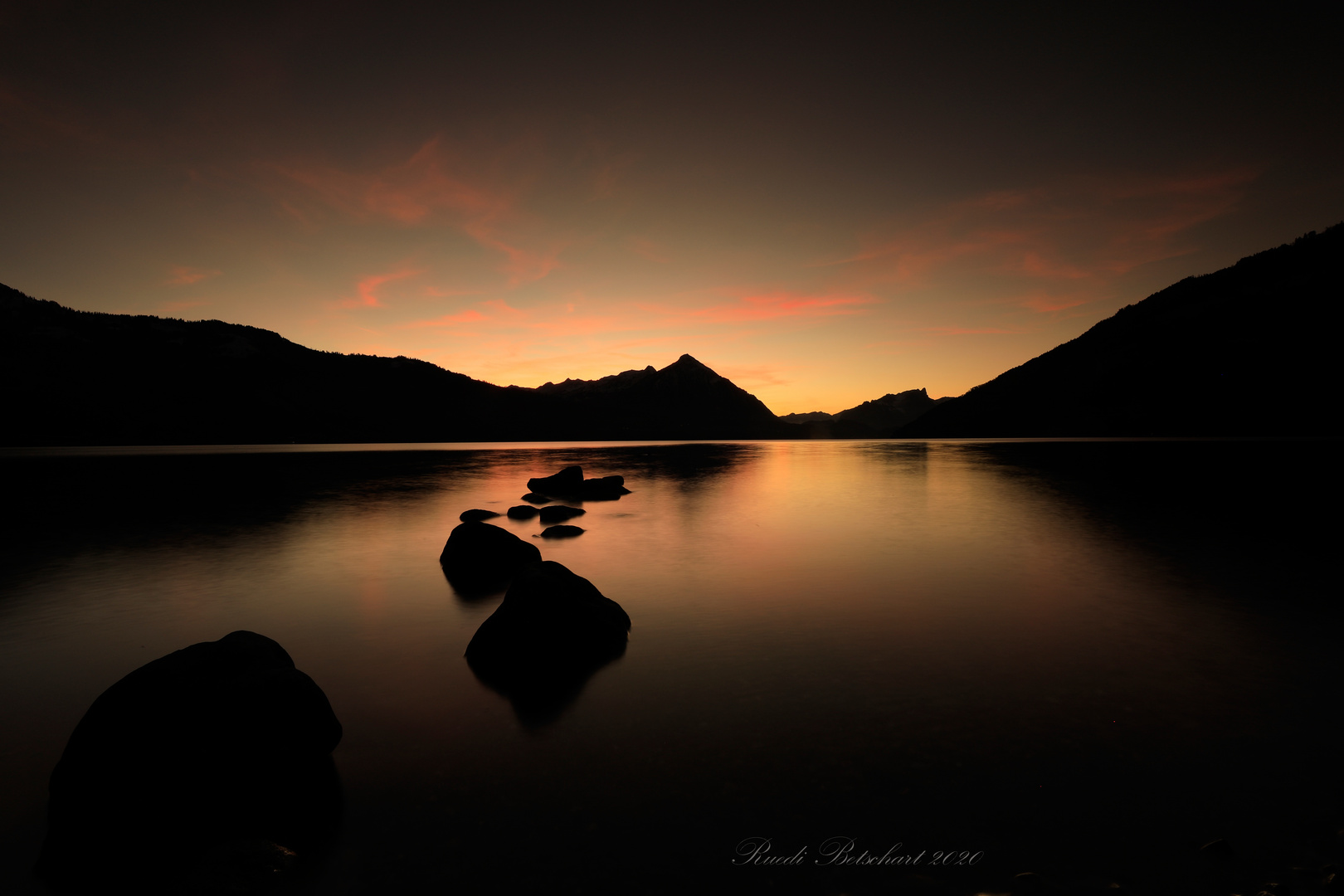 Sonnenuntergang am Thunersee 