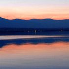 Sonnenuntergang am Thunersee mit Stockhornkette