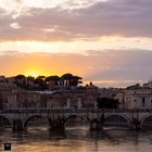 Sonnenuntergang am Tiber