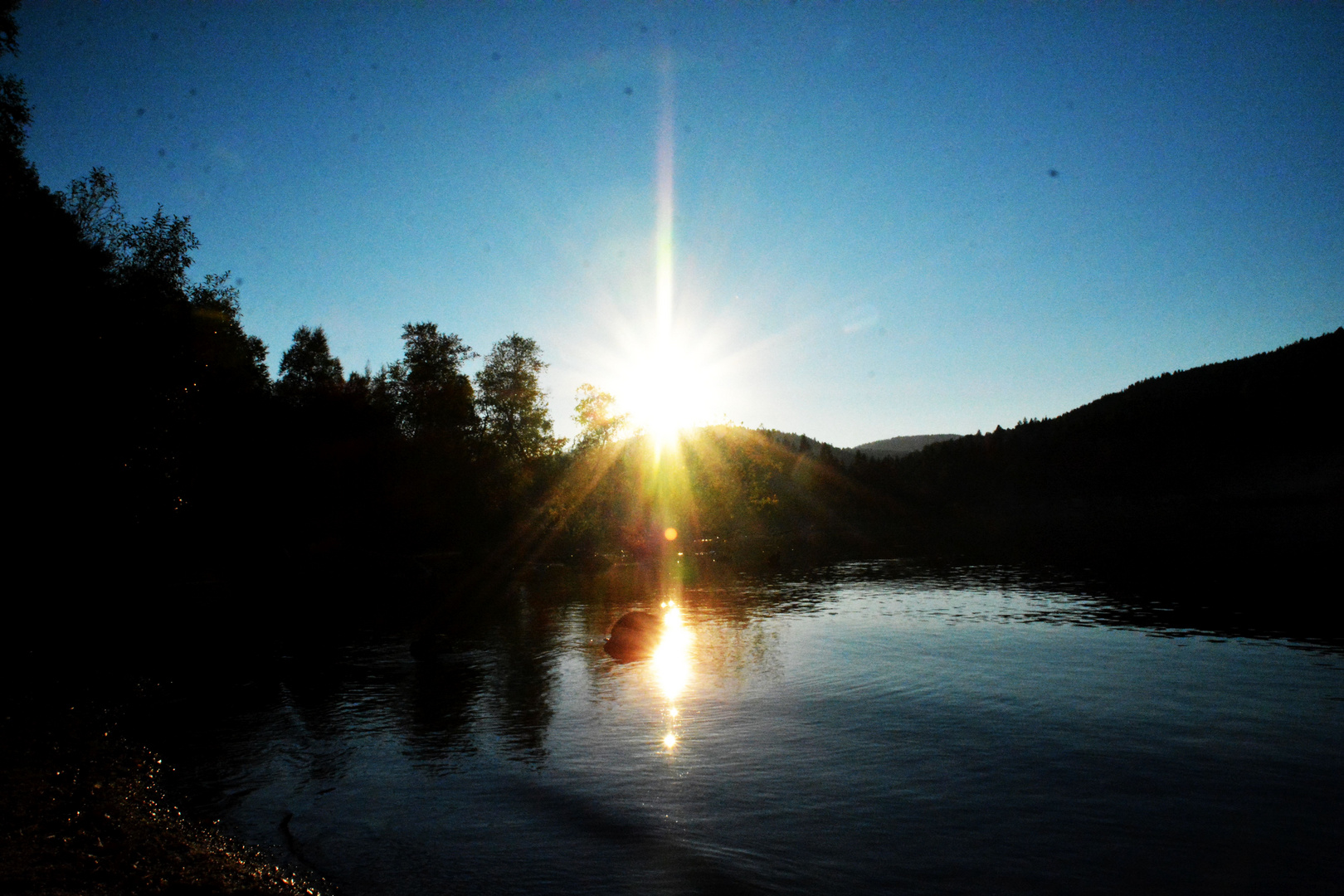 Sonnenuntergang am Titisee