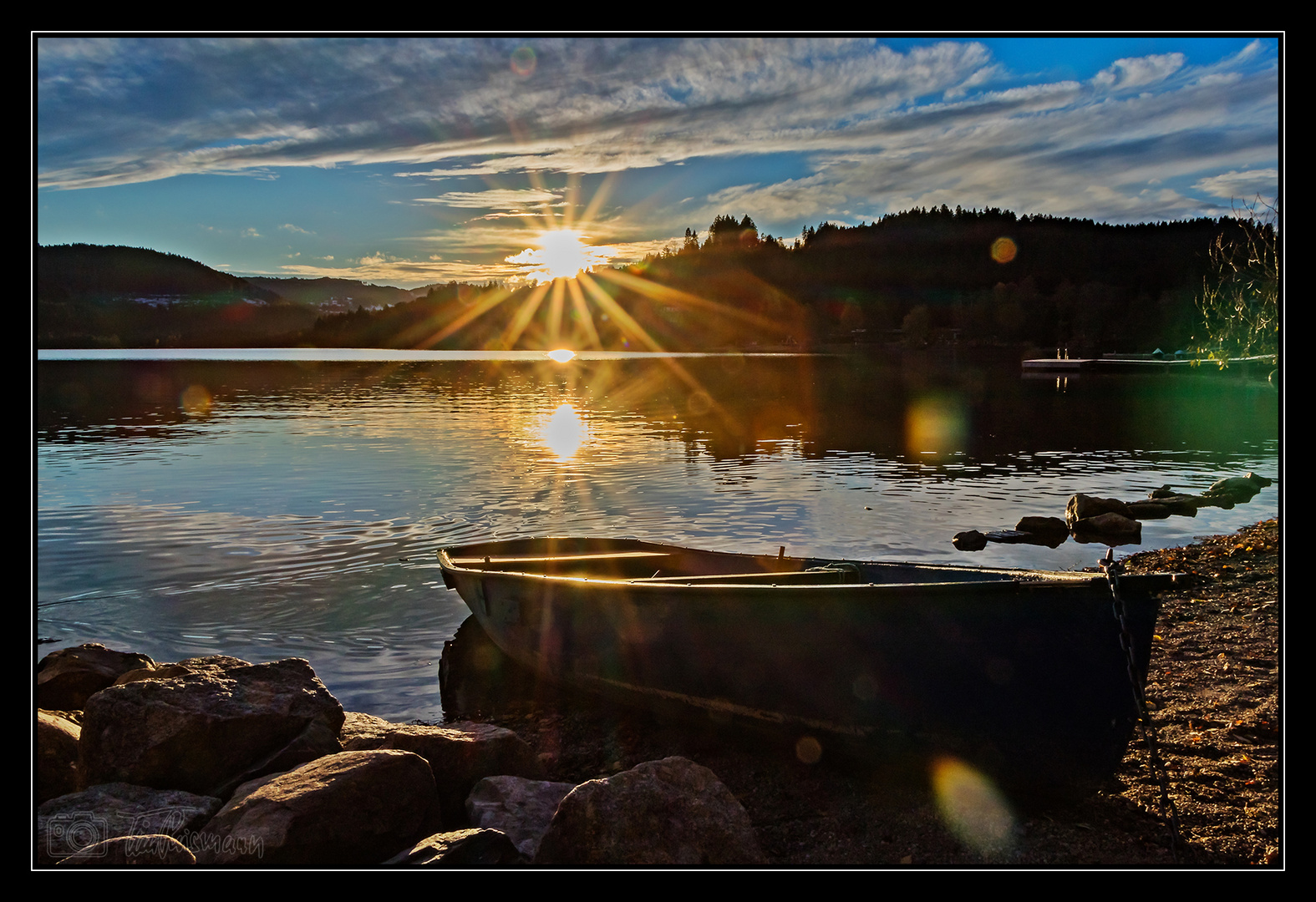 Sonnenuntergang am Titisee