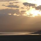 Sonnenuntergang am Toktogul Stausee