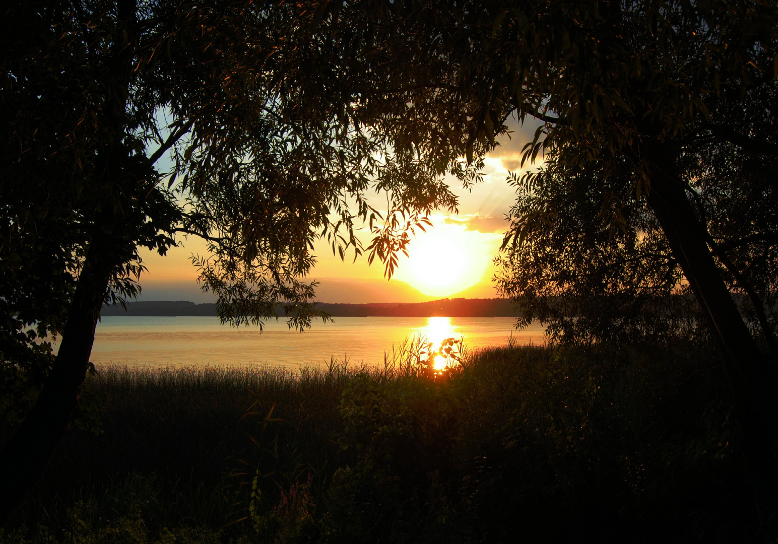 Sonnenuntergang am Tollensesee IV