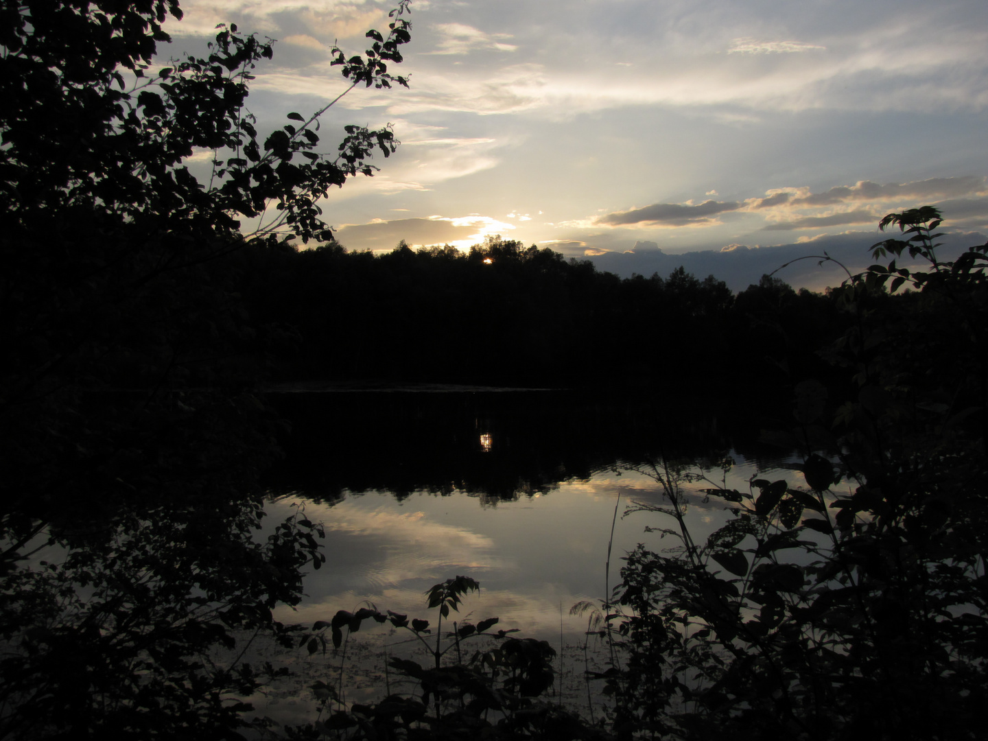 Sonnenuntergang am Tonwerkweier