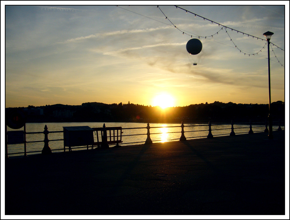 Sonnenuntergang am Torquay Beach