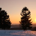 Sonnenuntergang am Totenmaar