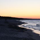 Sonnenuntergang am Trassenheider Strand 