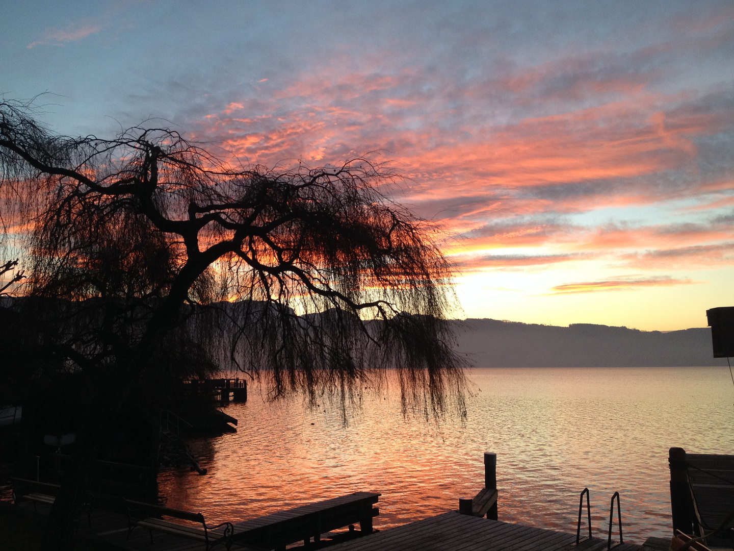 Sonnenuntergang am Traunsee - Salzkammergut