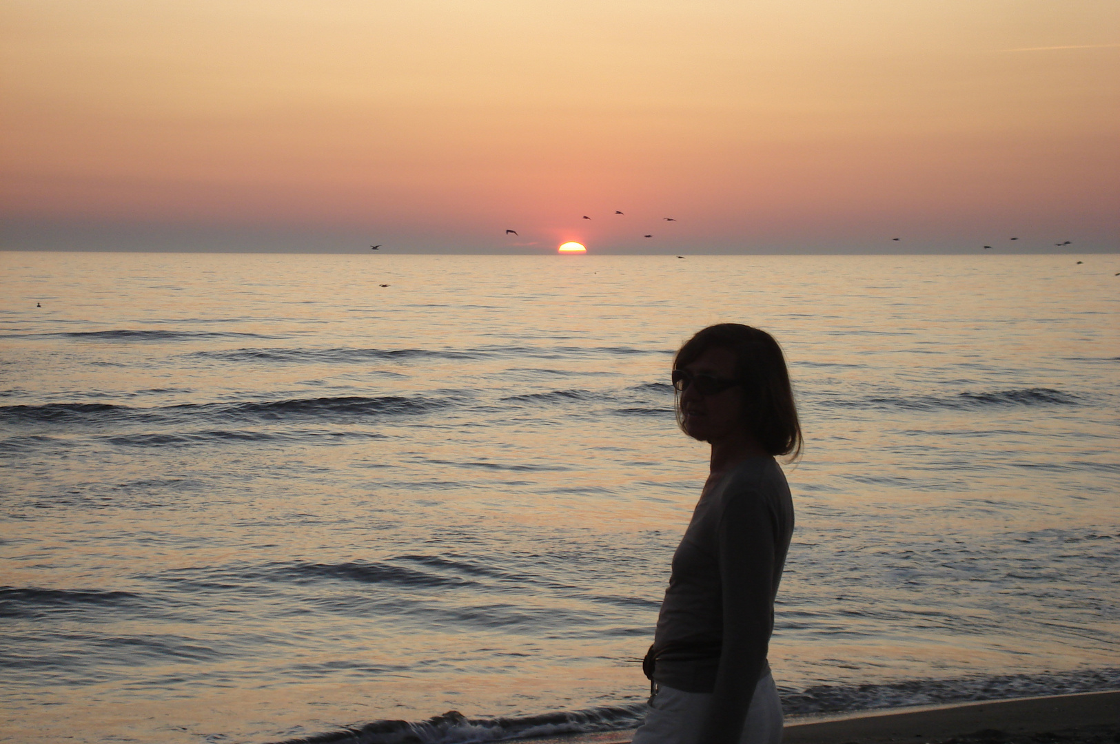 Sonnenuntergang am Tyrrhenischen Meer
