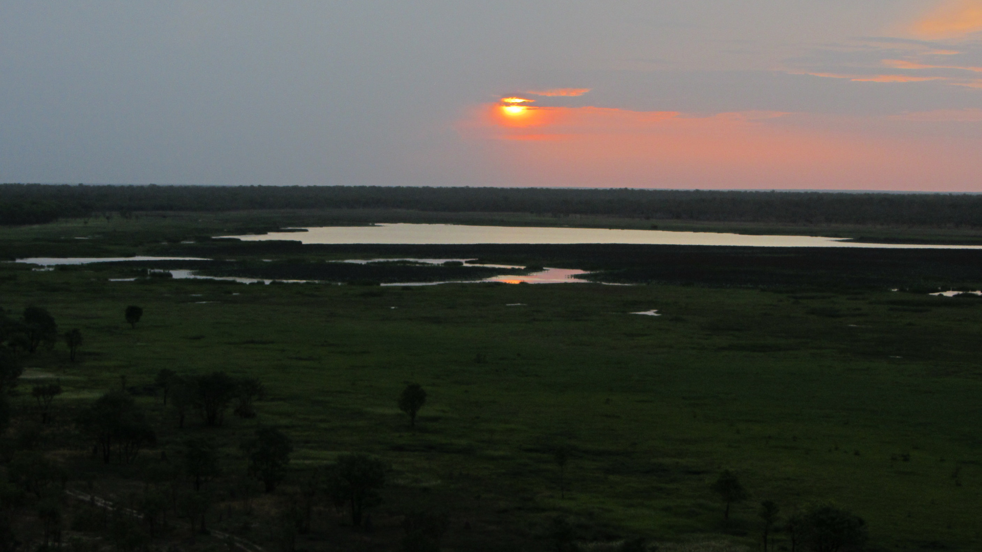 Sonnenuntergang am Ubirr Rock