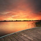 Sonnenuntergang am Uckersee