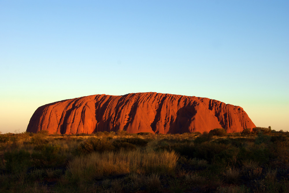 Sonnenuntergang am Uluru