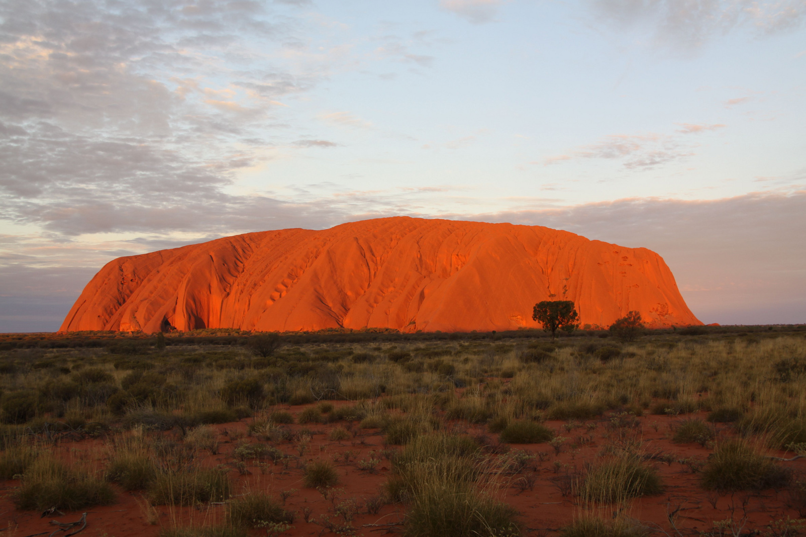 Sonnenuntergang am Uluru