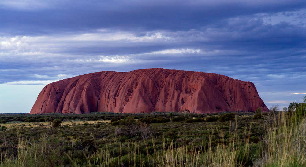 Sonnenuntergang am Uluru