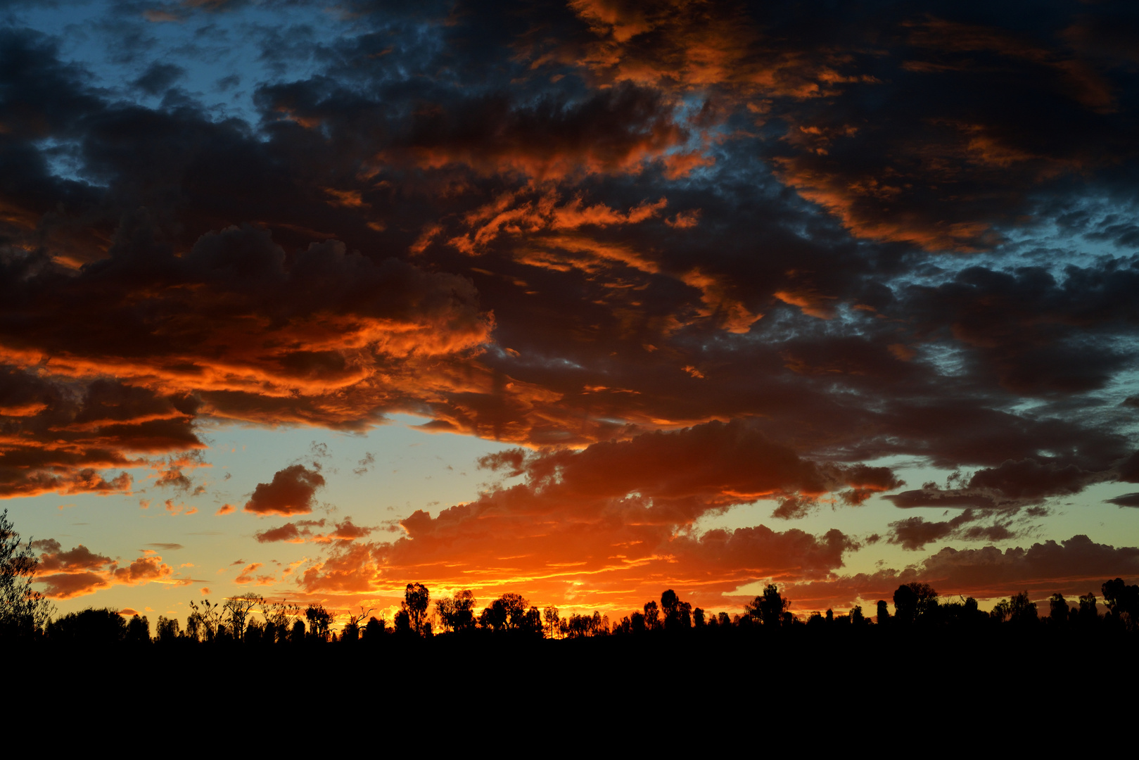 Sonnenuntergang am ULURU