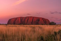 Sonnenuntergang am Uluru