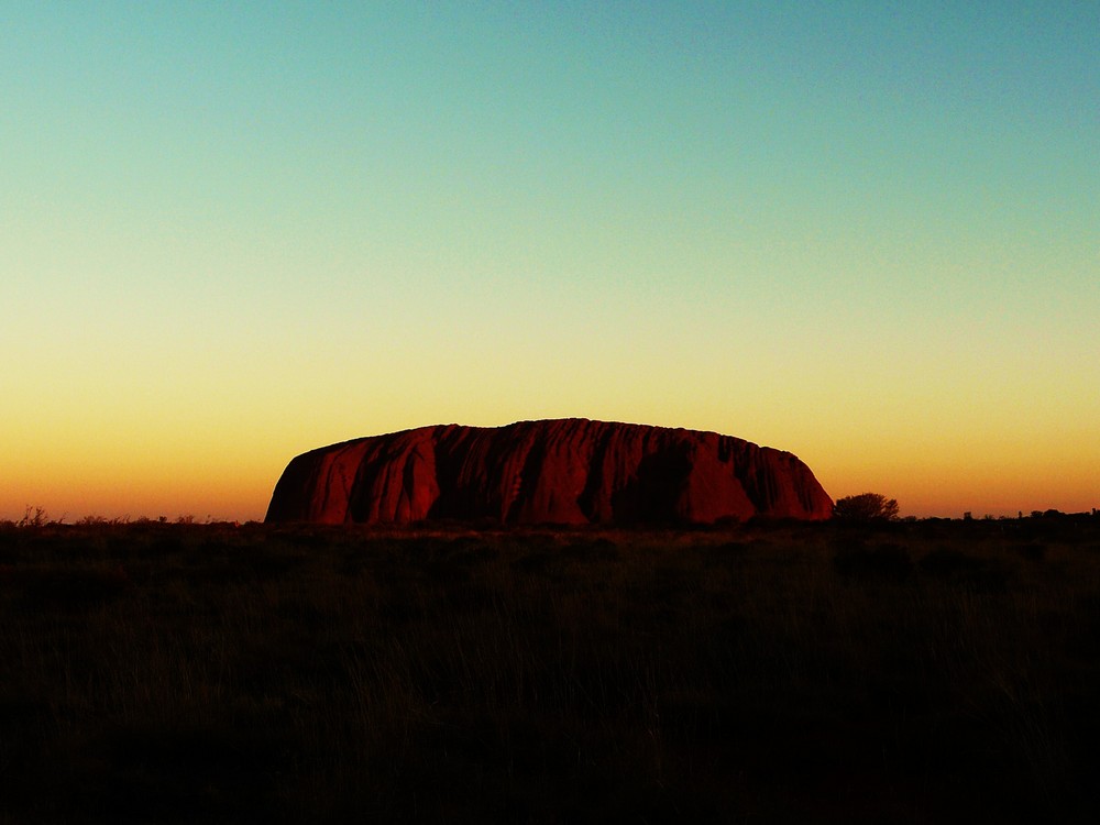 Sonnenuntergang am Uluru Teil2