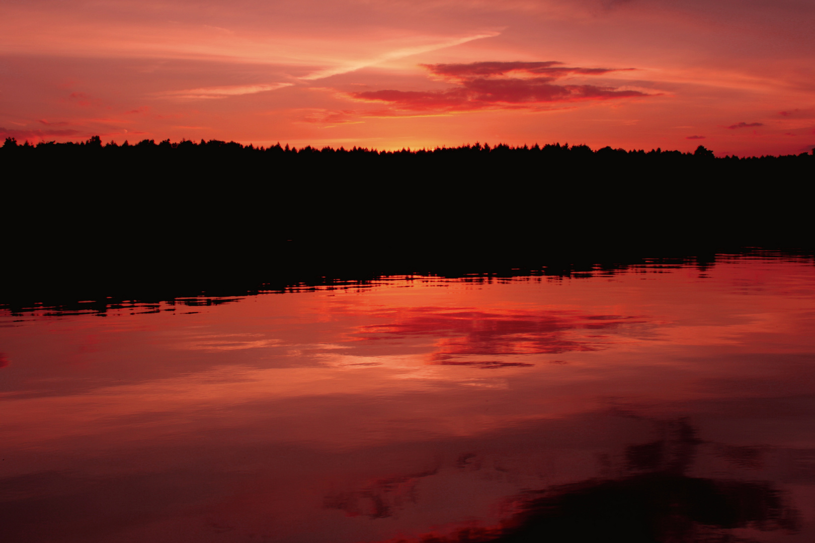 Sonnenuntergang am Untersee