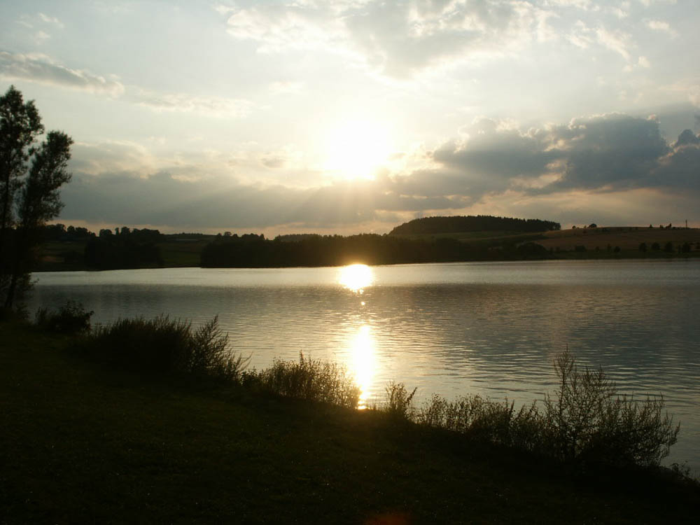 Sonnenuntergang am Untreusee