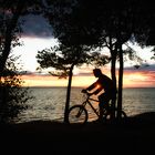 Sonnenuntergang am Vänern See - Schweden
