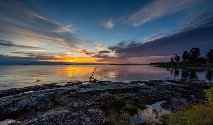 Sonnenuntergang am Vänersee