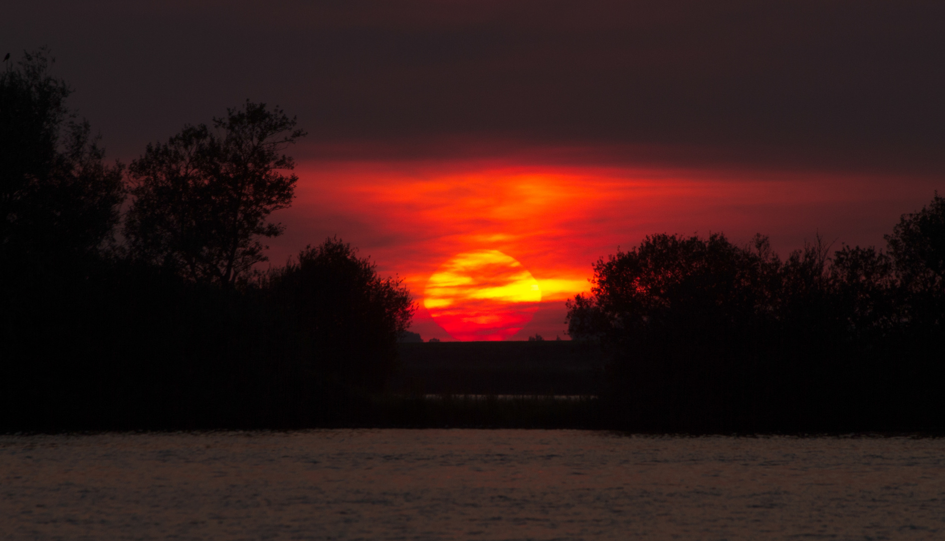 Sonnenuntergang am Veersemeer