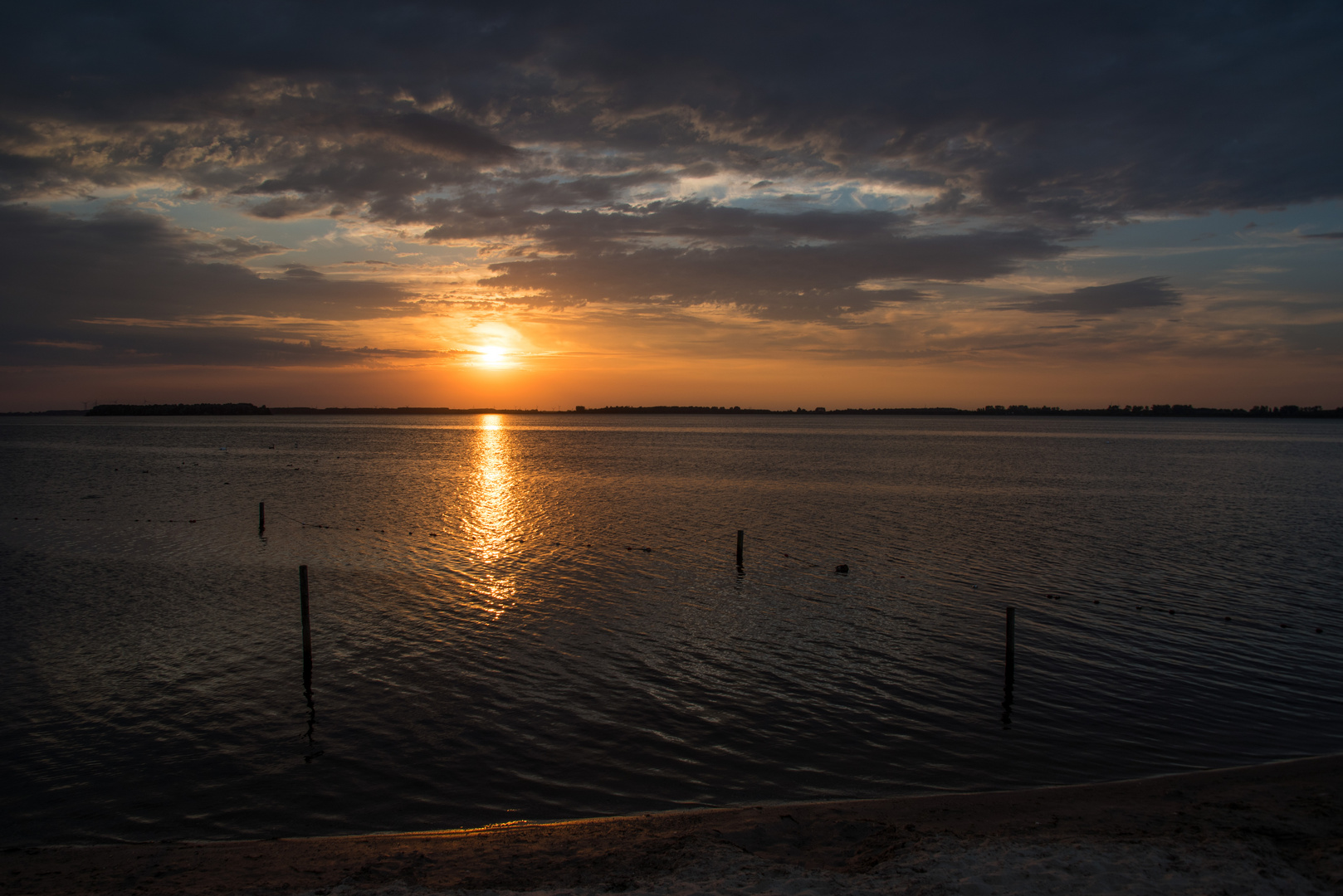 Sonnenuntergang am Velouwemeer