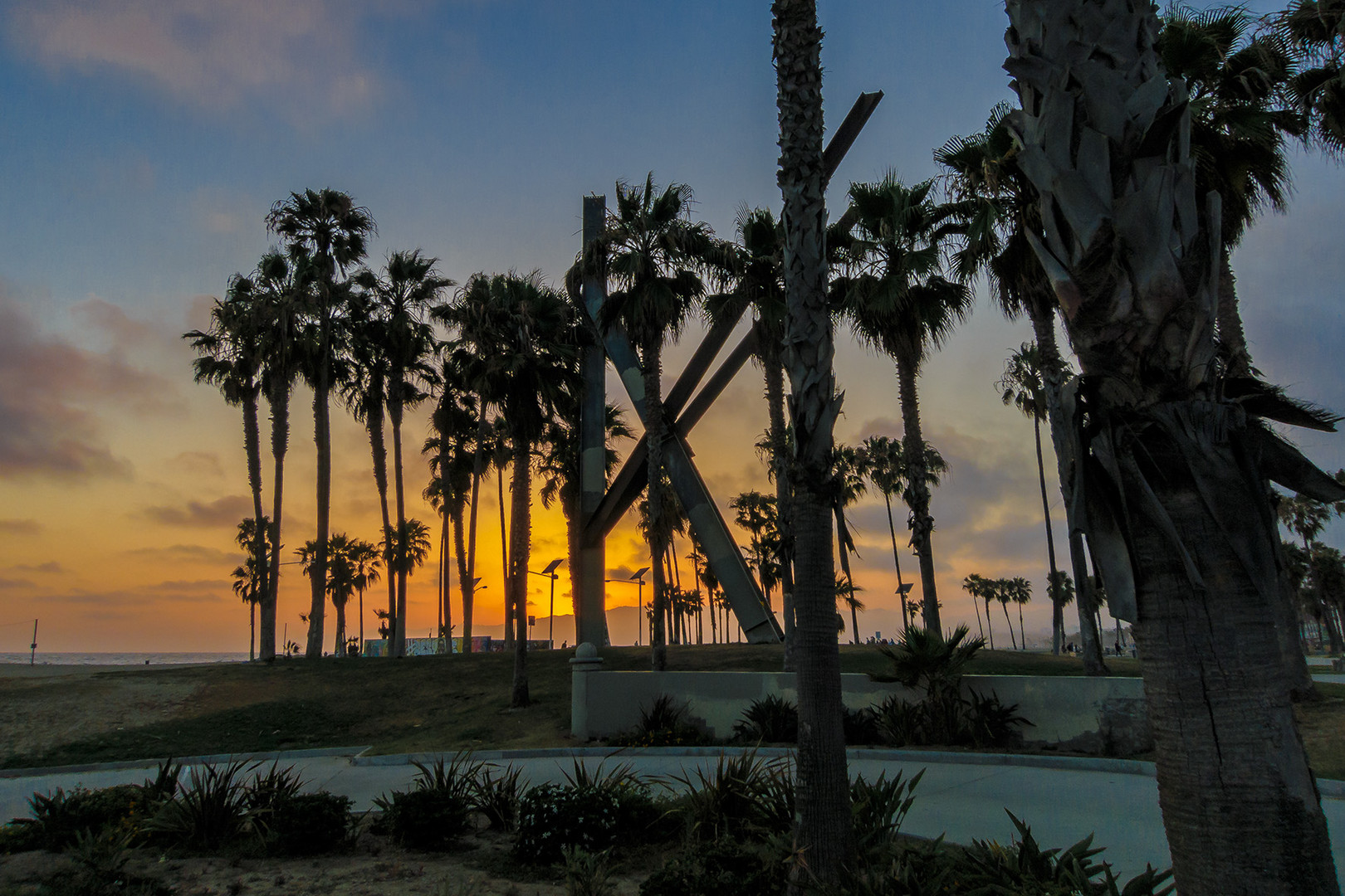 Sonnenuntergang am Venice Beach 2