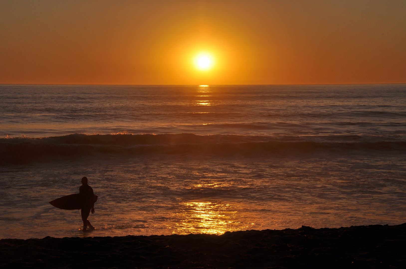 Sonnenuntergang am Venice Beach