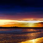 Sonnenuntergang am Venice Beach L.A.