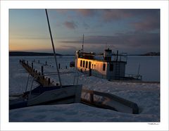 Sonnenuntergang am Vesijärven