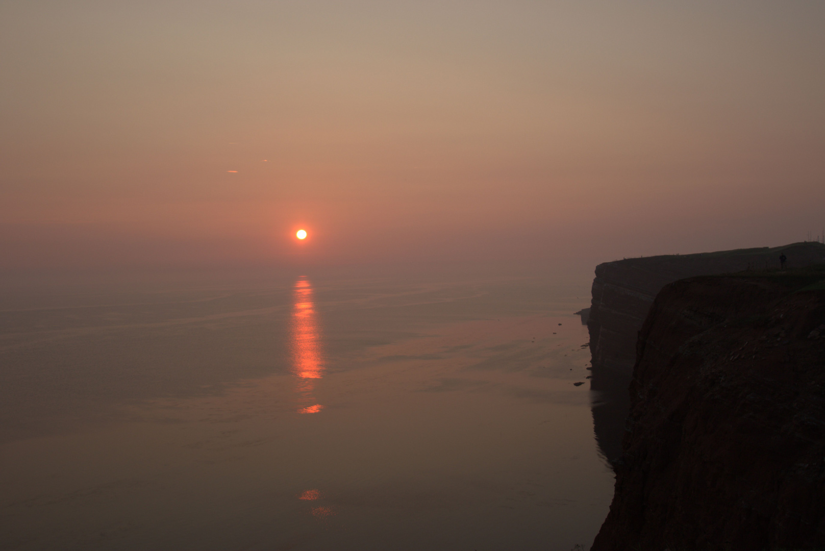 Sonnenuntergang am Vogelfelsen