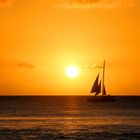 Sonnenuntergang am Waikiki Beach