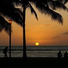 Sonnenuntergang am Waikiki Beach