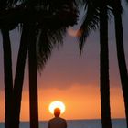 Sonnenuntergang am Waikiki Beach (SUNSET IN WAIKIKI BEACH)