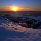 Sonnenuntergang am Walberla