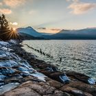 Sonnenuntergang am Walchensee