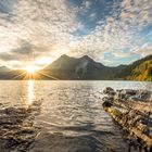 Sonnenuntergang am Walchensee