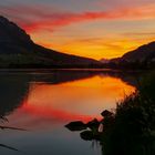 Sonnenuntergang am Walchsee